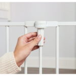 Regalo Super Wide Baby Gate, Features Play Yard Option, White, 144", Age Group 6-24 Months