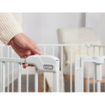 Regalo Super Wide Baby Gate, Features Play Yard Option, White, 144", Age Group 6-24 Months