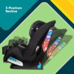 Safety 1st Grow and Go Sprint All-in-One Convertible Car Seat, Arctic Lake II, Infant & Toddler, Unisex