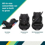 Safety 1st Grow and Go Sprint All-in-One Convertible Car Seat, Cranberry Ice II, Infant & Toddler, Unisex