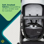Safety 1st Grow and Go Sprint Modular Travel System Stroller with Rear-Facing Infant Car Seat, Whisper Grey, Toddler, Unisex