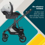Safety 1st Grow and Go Sprint Modular Travel System Stroller with Rear-Facing Infant Car Seat, Bluestone, Toddler, Unisex