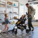 Safety 1st Grow and Go Sprint Modular Travel System Stroller with Rear-Facing Infant Car Seat, Bluestone, Toddler, Unisex