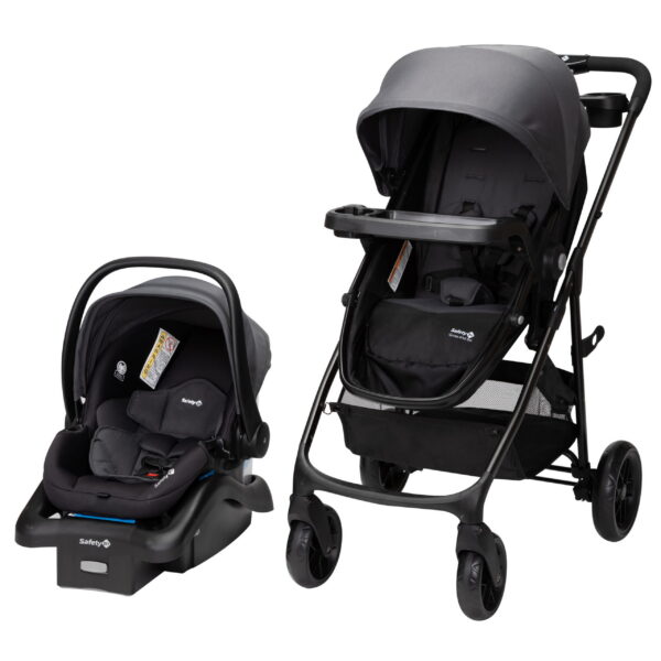 Safety 1st Grow and Go Sprint Modular Travel System Stroller with Rear-Facing Infant Car Seat, Alloy