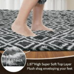 Sanmadrola Area Rug for Bedroom,4'X5.3',Fluffy Shag Rug for Living Room,Furry Carpet for Kids Room,Shaggy Throw Rug for Nursery Room,Fuzzy Plush Rug Carpet,Rectangle,Cute Room...