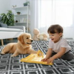 Sanmadrola Area Rug for Bedroom,4'X5.3',Fluffy Shag Rug for Living Room,Furry Carpet for Kids Room,Shaggy Throw Rug for Nursery Room,Fuzzy Plush Rug Carpet,Rectangle,Cute Room...