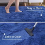 Sanmadrola Area Rug for Bedroom,6.5'X7.5',Fluffy Shag Rug for Living Room,Furry Carpet for Kids Room,Shaggy Throw Rug for Nursery Room,Fuzzy Plush Rug,Blue Carpet,Rectangle,Cute...