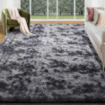 Sanmadrola Area Rug for Bedroom,6.5'X7.5',Fluffy Shag Rug for Living Room,Furry Carpet for Kids Room,Shaggy Throw Rug for Nursery Room,Fuzzy Plush Rug,Coffee...