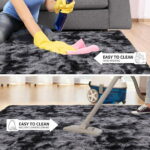 Sanmadrola Area Rug for Bedroom,6.5'X7.5',Fluffy Shag Rug for Living Room,Furry Carpet for Kids Room,Shaggy Throw Rug for Nursery Room,Fuzzy Plush Rug,Coffee...