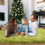 Sanmadrola Area Rug for Bedroom,8'x10',Fluffy Shag Rug for Living Room,Furry Carpet for Kids Room,Shaggy Throw Rug for Nursery Room,Fuzzy Plush Rug Green Carpet,Rectangle,Cute...