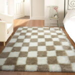 Sanmadrola Area Rug for Bedroom 8'x10' Fluffy Shag Rug for Living Room,Furry Carpet for Kids Room,Shaggy Throw Rug for Nursery Room,Fuzzy Plush Rug,Gray Carpet,Rectangle,Cute...