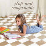 Sanmadrola Area Rug for Bedroom 8'x10' Fluffy Shag Rug for Living Room,Furry Carpet for Kids Room,Shaggy Throw Rug for Nursery Room,Fuzzy Plush Rug,Gray Carpet,Rectangle,Cute...
