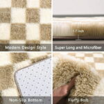 Sanmadrola Area Rug for Bedroom 8'x10' Fluffy Shag Rug for Living Room,Furry Carpet for Kids Room,Shaggy Throw Rug for Nursery Room,Fuzzy Plush Rug,Gray Carpet,Rectangle,Cute...