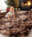Sanmadrola Area Rugs for Bedroom, Fluffy Coffee Shaggy Soft Area Rug, Non-Slip Indoor Floor Carpet for Living Room, Kids Baby Boys Teen Dorm Home Decor Aesthetic, Nursery,...