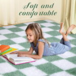 Sanmadrola Area Rugs for Bedroom, Fluffy Shaggy Soft Area Rug, Non-Slip Indoor Floor Carpet for Living Room, Kids Baby Boys Teen Dorm Home Decor Aesthetic, Nursery, 5.2x6.6 Feet