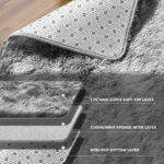 Sanmadrola Gray Area Rug for Bedroom,4'X5.2',Fluffy Shag Rug for Living Room,Furry Carpet Kids Room,Shaggy Throw Rug for Nursery Room,Fuzzy Plush Rug,Grey Carpet,Rectangle,Cute...