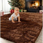 Sanmadrola Super Soft Shaggy Rugs Carpets 2.4x5.2 Feet Plush Area Rugs for Living Room Bedroom, Fluffy ​Rug for Nursery Playroom Dorm Room, Shag Plush Rug for Teen Room Decor,...