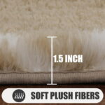 Sanmadrola Super Soft Shaggy Rugs Carpets 2.4x5.2 Feet Plush Area Rugs for Living Room Bedroom, Fluffy ​Rug for Nursery Playroom Dorm Room, Shag Plush Rug for Teen Room Decor,...