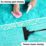 Sanmadrola Super Soft Shaggy Rugs Carpets 2.4x5.2 Feet Plush Area Rugs for Living Room Bedroom, Fluffy ​Rug for Nursery Playroom Dorm Room, Shag Plush Rug for Teen Room Decor Blue