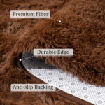 Sanmadrola Super Soft Shaggy Rugs Carpets 2.4x5.2 Feet Plush Area Rugs for Living Room Bedroom, Fluffy ​Rug for Nursery Playroom Dorm Room, Shag Plush Rug for Teen Room Decor,...