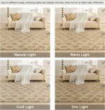 Sanmadrola Super Soft Shaggy Rugs Carpets 2.4x5.2 Feet Plush Area Rugs for Living Room Bedroom, Fluffy ​Rug for Nursery Playroom Dorm Room, Shag Plush Rug for Teen Room Decor,...