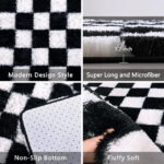 Sanmadrola Super Soft Shaggy Rugs Carpets 2.6x5.2 Feet Plush Area Rugs for Living Room Bedroom, Fluffy ​Rug for Nursery Playroom Dorm Room, Shag Plush Rug for Teen Room Decor