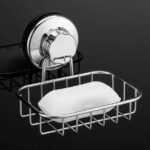 Sanno Suction Cup Stainless Steel Soap Dish and Holder