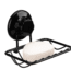 SANNO Vacuum Suction Cup Shower Soap Dish - Soap Dish Holder for Shower, Strong Rustproof Stainless Steel Soap Saver Sponge Holder for Bathroom & Kitchen Sink, No-Drilling &...