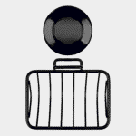 SANNO Vacuum Suction Cup Shower Soap Dish - Soap Dish Holder for Shower, Strong Rustproof Stainless Steel Soap Saver Sponge Holder for Bathroom & Kitchen Sink, No-Drilling &...