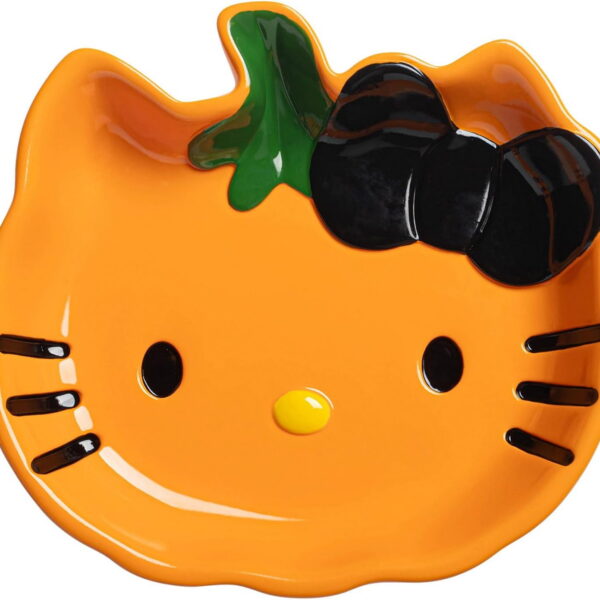 Sanrio Hello Kitty Pumpkin Jack-O-Lantern Bathroom Soap Dish