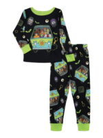 Scooby-Doo Toddlers' Halloween Glow In The Dark Pajama Top and Pants Set, 2-Piece, Sizes 12M-5T