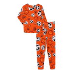 Scooby-Doo Toddlers' Halloween Glow In The Dark Pajama Top and Pants Set, 2-Piece, Sizes 12M-5T
