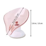 Set of 2 Rotatable Leaf-Shaped Soap Dishes with Self-Draining Design for Bar Soap