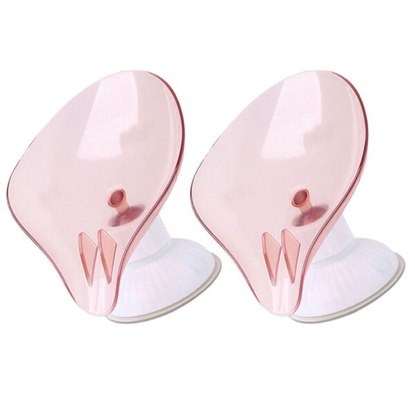 Set of 2 Rotatable Leaf-Shaped Soap Dishes with Self-Draining Design for Bar Soap