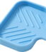 Silicone Bathroom Soap Dishes with Drain Spout-Bathroom and Kitchen Sink Organizer,Sponge Holder,Dish Soap Tray,Perfect for Dispenser,Scrubber,Bottle,Cup on Sink or Counter-Grey