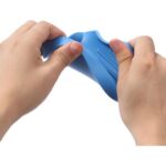 Silicone Bathroom Soap Dishes with Drain Spout-Bathroom and Kitchen Sink Organizer,Sponge Holder,Dish Soap Tray,Perfect for Dispenser,Scrubber,Bottle,Cup on Sink or Counter-Grey