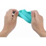 Silicone Bathroom Soap Dishes with Drain Spout-Bathroom and Kitchen Sink Organizer,Sponge Holder,Dish Soap Tray,Perfect for Dispenser,Scrubber,Bottle,Cup on Sink or Counter-Grey