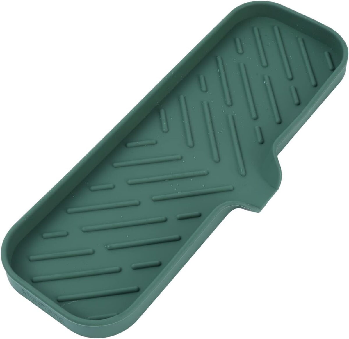 Silicone Bathroom Soap Dishes with Drain Spout-Bathroom and Kitchen Sink Organizer,Sponge Holder,Dish Soap Tray,Perfect for Dispenser,Scrubber,Bottle,Cup on Sink or...