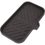 Silicone Bathroom Soap Dishes with Drain Spout-Bathroom and Kitchen Sink Organizer,Sponge Holder,Dish Soap Tray,Perfect for Dispenser,Scrubber,Bottle,Cup on Sink or...