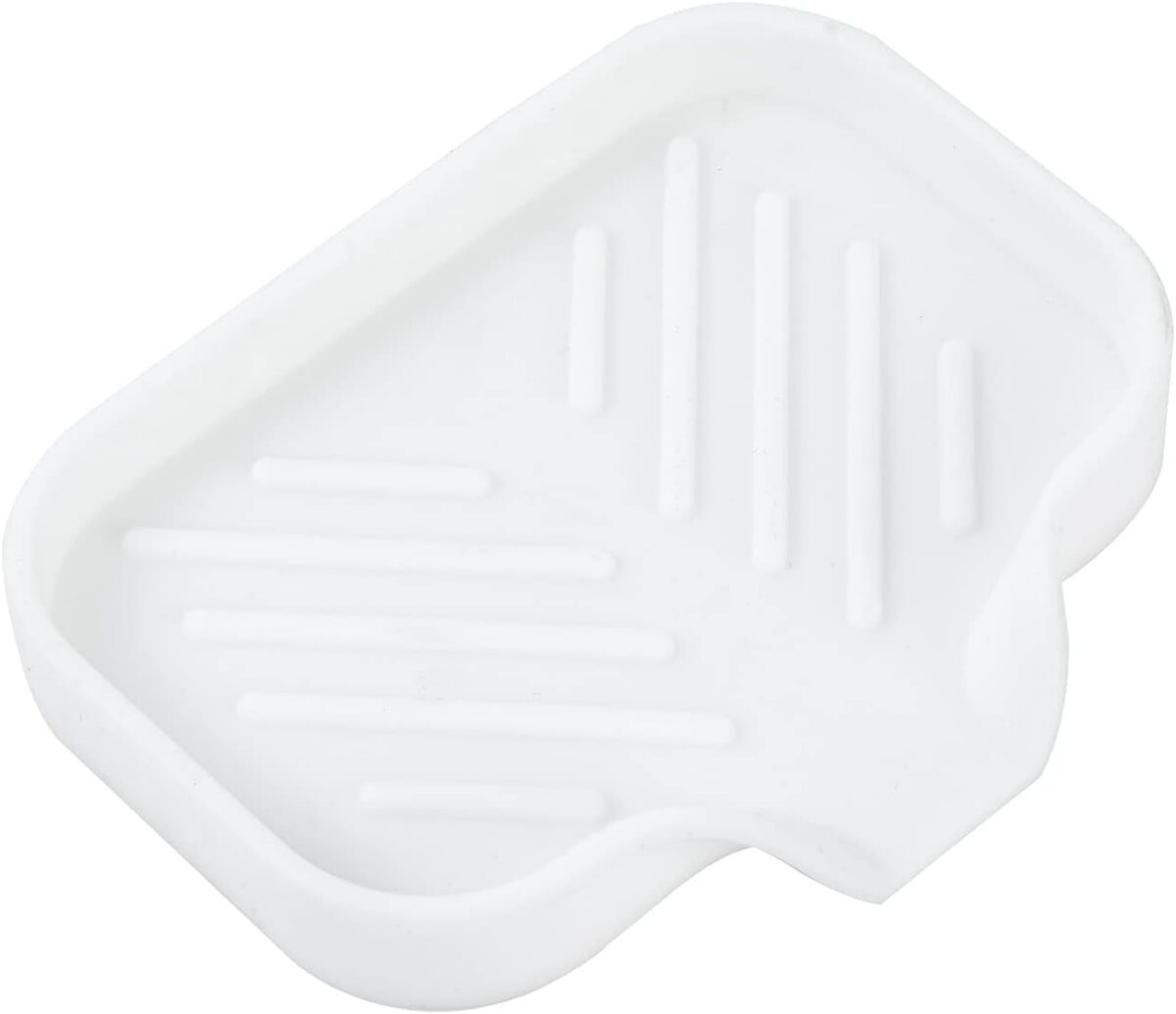 Silicone Bathroom Soap Dishes with Drain Spout-Bathroom and Kitchen Sink Organizer,Sponge Holder,Dish Soap Tray,Perfect for Dispenser,Scrubber,Bottle,Cup on Sink or...