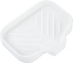 Silicone Bathroom Soap Dishes with Drain Spout-Bathroom and Kitchen Sink Organizer,Sponge Holder,Dish Soap Tray,Perfect for Dispenser,Scrubber,Bottle,Cup on Sink or...