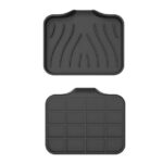 Silicone Organizer Tray, Soap and Sponge holder for Kitchen Sink, Bathroom - Storage Tray for Dish Brush, Soap Dispenser, Dishwashing Accessories(S)