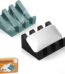 Silicone Soap Dish for Bar Soap Holder for Shower Bathroom Self Draining Waterfall Drying Tray Keep Soap Bars Dry Clean & Easy Cleaning