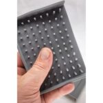 Simply Good Automatic Draining Silicone Soap Dish - Elevate For Airflow - GRAY