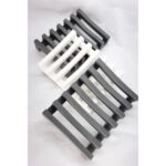 Simply Good Silicone Soap Dish With Auto-Drain Open Base - Max Airflow Soap Holder - WHITE