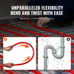 SKYSHALO PEX Tubing 1/2 Inch, Dual 100 Ft Coils, PEX-A Flexible Hose for Drinking Water, Suitable for Hot/Cold Water Plumbing, Easy to Bend, Includes Cutter, Red & Blue