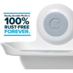 SlipX Solutions Patented Power Lock Suction Soap Saver