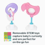 Smart Steps Trend Baby and Toddler Activity Walker, Orbits Rose