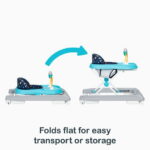 Smart Steps Trend Baby and Toddler Activity Walker, Space Walk Navy