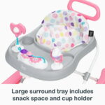Smart Steps Trend Plus Baby and Toddler 2-in-1 Walker with Deluxe Toys, Orbits Pink